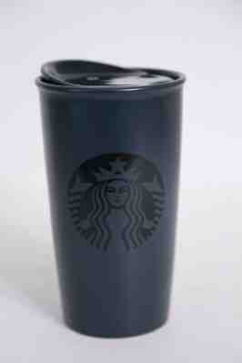 Starbucks Dark Blue 12oz Ceramic Tumbler 2016 - Sold on eBay Dec, 7th 2019 for $19.99