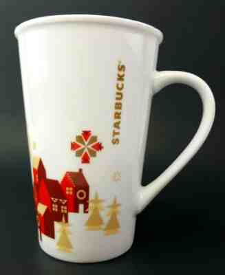 Starbucks 2013 Christmas Village Coffee Mug Cup 22 Ounce Venti Tall Hot Cocoa - Sold on eBay Dec, 7th 2019 for $21.85