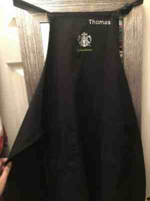 Starbucks Apron Green Adult One Size Official Employee Uniform Embroidered Logo - Sold on eBay Dec, 7th 2019 for $16.50