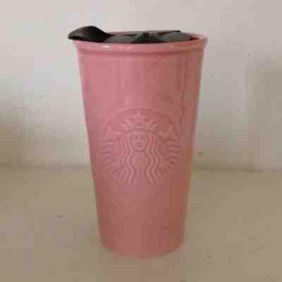 Starbucks 2016 Pink Siren Travel Mug Diamond Quilted Pattern With LID 10 oz. - Sold on eBay Dec, 7th 2019 for $32.00