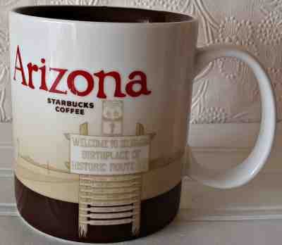 Starbucks Arizona Global Icon Mug Route 66 Seligman AZ 2011 - Sold on eBay Dec, 7th 2019 for $18.99