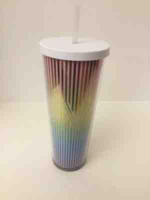 NEW Starbucks Summer Cold Cup Love Pride Stripe Rainbow Reusable Tumbler 24oz - Sold on eBay Dec, 7th 2019 for $19.99