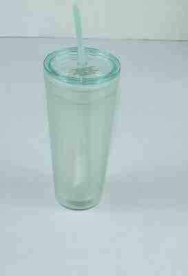 RARE Starbucks Frosted Double Wall Glass Tumbler Cold Cup  20oz - Sold on eBay Dec, 7th 2019 for $39.07