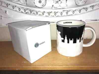 Starbucks Collector Series 2011 Mug 16 oz London Skyline Black White - FREESHIP - Sold on eBay Dec, 7th 2019 for $39.00
