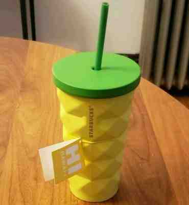 Starbucks Pineapple Tumbler Hawaii Collection! Metal 16 oz New w/ tags! ???????? - Sold on eBay Dec, 7th 2019 for $32.99