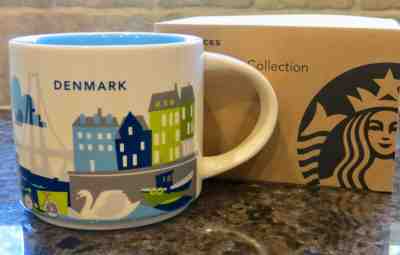 NWT Starbucks DENMARK You Are Here YAH Collector Series Mug with SKU  - Sold on eBay Dec, 7th 2019 for $49.99