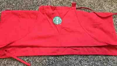 Starbucks Coffee Company Red Apron Seasonal Holiday Authentic - Sold on eBay Dec, 7th 2019 for $25.00