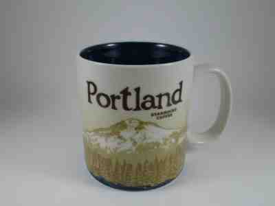 Starbucks PORTLAND Collectors Serie (16 oz) City Global Icon Coffee Mug Cup 2012 - Sold on eBay Dec, 7th 2019 for $20.00