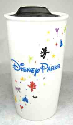 Never Used_1st Ed. Starbucks / Disney Parks 12 oz Ceramic Travel Tumbler / Mug - Sold on eBay Dec, 7th 2019 for $38.00