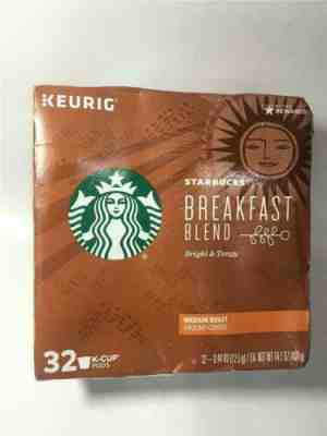 Starbucks Breakfast Blend Medium Roast Single Cup Coffee for Keurig Brewers,32CT - Sold on eBay Dec, 7th 2019 for $22.00