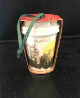 Starbucks 2015 Seattle Ornament - NEW! - Sold on eBay Dec, 9th 2019 for $15.95