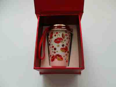 STARBUCKS SWAROVSKI Crystal Elements To Go Coffee Cup Mug ORNAMENT 2013 Rare - Sold on eBay Dec, 9th 2019 for $39.99