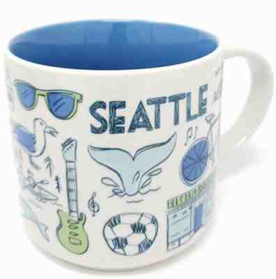 Starbucks Seattle Washington Been There Series 14oz Ceramic Mug - Sold on eBay Dec, 9th 2019 for $26.60