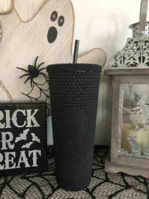 Fall 2019 Halloween Matte Black Starbucks Spiked Tumbler Sold Out HTF Rare - Sold on eBay Dec, 9th 2019 for $81.12