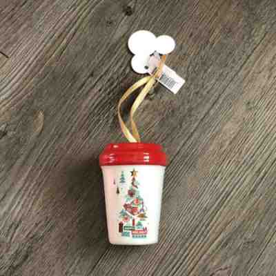 Disney Parks 2019 Starbucks Holiday Christmas Tree Travel Tumbler Mug Ornament - Sold on eBay Dec, 9th 2019 for $24.95