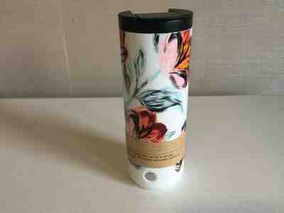 Starbucks Stainless Steel White Floral Tumbler 16 fl oz 2018 - Sold on eBay Dec, 9th 2019 for $65.00