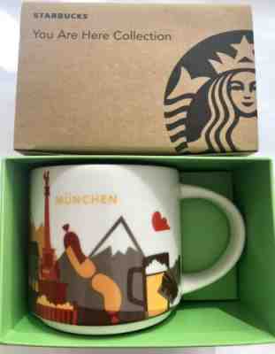 Starbucks Coffee 14oz mug Munich München Germany YAH You Are Here w/STAINED BOX - Sold on eBay Dec, 9th 2019 for $26.95