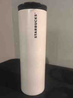 Starbucks White Pearlescent Stainless Steel Tumbler 16oz. 2012 Free Shipping! - Sold on eBay Dec, 8th 2019 for $29.04