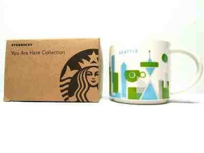 Starbucks YAH You Are Here Coffee Mug - SEATTLE Washington rare cup 14 oz NIB - Sold on eBay Dec, 8th 2019 for $24.50