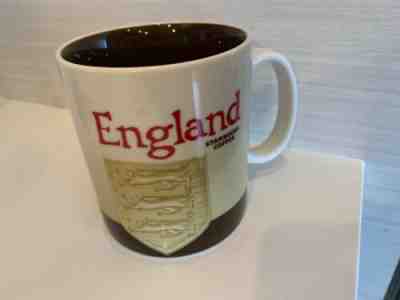 Starbucks England Global Icon Mug 16 Oz 2010 Super Rare Version 1 Coat of Arms - Sold on eBay Dec, 8th 2019 for $247.50
