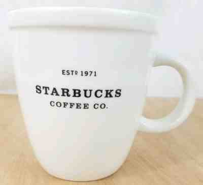 Starbucks 2001 Barista Abbey White 18 oz  Est 1971 Large Coffee Mug Cup - Sold on eBay Dec, 8th 2019 for $23.99
