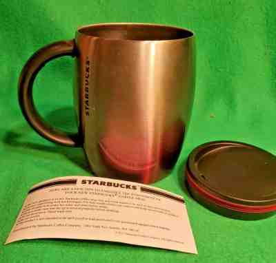 NEW Starbucks 2013 Purple & Stainless Steel  Barrel Mug, 14 oz.  - Sold on eBay Dec, 8th 2019 for $26.99