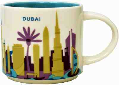Starbucks YAH You Are Here Coffee Mug - Dubai UAE rare cup 14 oz - Sold on eBay Dec, 8th 2019 for $37.43