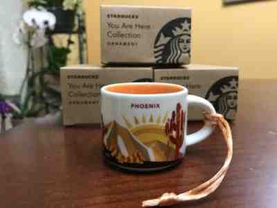 Starbucks Coffee PHOENIX You Are Here(YAH) Ornament Mug Espresso Shot 2oz. NIB - Sold on eBay Dec, 8th 2019 for $18.00