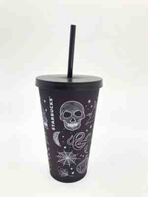 Starbucks Halloween 2019 Skull 16 Oz Tumbler Cup Purple Black NEW Hard To Find - Sold on eBay Dec, 8th 2019 for $69.99