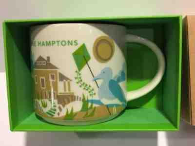 Starbucks Hamptons YAH You Are Here 14oz Mug DISCONTINUED - NEW IN BOX - Sold on eBay Dec, 8th 2019 for $15.37
