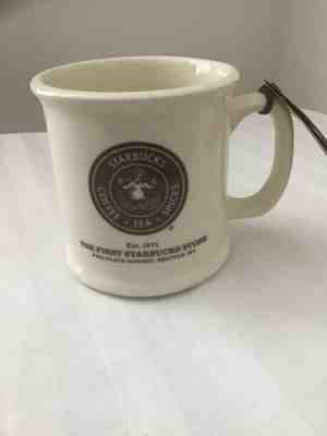Starbucks The First Store 1971 Coffee Mug Mermaid Logo  Pike Place Market, NEW - Sold on eBay Dec, 8th 2019 for $19.99