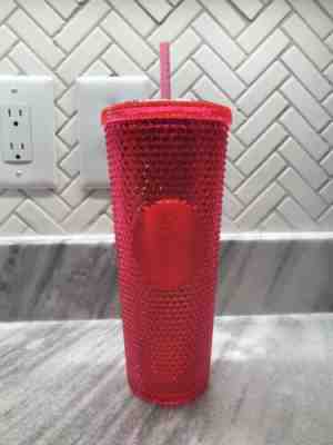 NEW STARBUCKS 2019 Neon Pink Studded Cold Cup Tumbler Christmas HOLIDAY In Hand - Sold on eBay Dec, 8th 2019 for $22.50