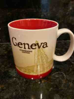 Starbucks Mug Geneva Switzerland Global Icon city Collectors Series Cup 16oz  - Sold on eBay Dec, 8th 2019 for $15.00