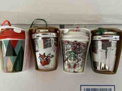 Starbucks Ornaments Lot Of 4 - Sold on eBay Dec, 8th 2019 for $39.99