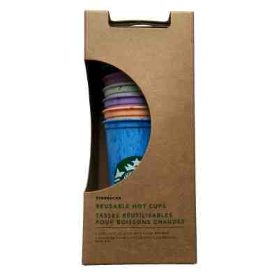 Starbucks Reusable Hot Cups W/Lids Summer 2019 NEW - Sold on eBay Dec, 8th 2019 for $39.99