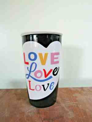 Starbucks Travel Cup. "Love" 12oz. - Sold on eBay Dec, 8th 2019 for $15.00