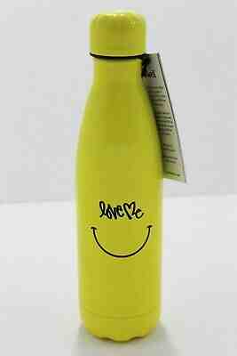 Limited Edition Starbucks Curtis Kulig Swell Water Bottle 17oz Yellow Love Me - Sold on eBay Dec, 8th 2019 for $17.99