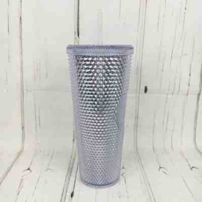 NEW Starbucks 2019 BLING PLATINUM Studded Tumbler Venti 24oz Holiday - Sold on eBay Dec, 8th 2019 for $34.77