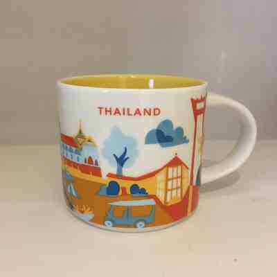 Starbucks Mug YAH You Are Here Thailand 14oz. Collector Series NIB with SKU - Sold on eBay Dec, 8th 2019 for $35.00