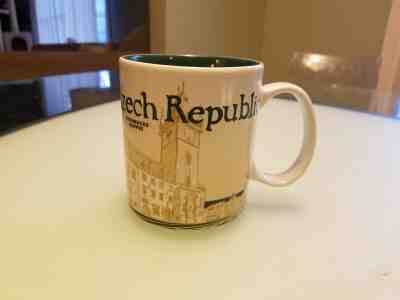 Starbucks Czech Republic Collector Series 16 oz Coffee Cup Mug - Sold on eBay Dec, 8th 2019 for $17.99