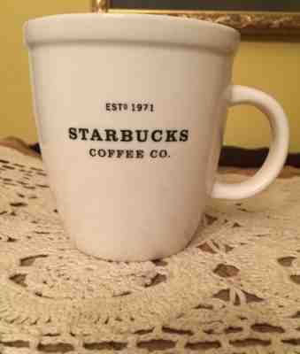 STARBUCKS 2001 16 oz BARISTA CLASSIC ABBEY Ceramic Coffee Mug Cup  - Sold on eBay Dec, 8th 2019 for $15.03