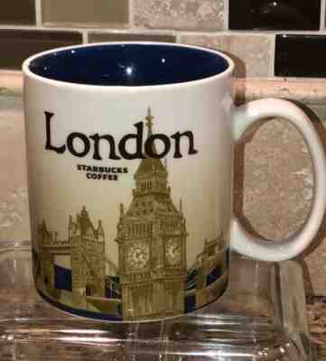 2013 London England City Collector Starbucks Coffee Mug Big Ben Skyline 16oz - Sold on eBay Dec, 8th 2019 for $18.89