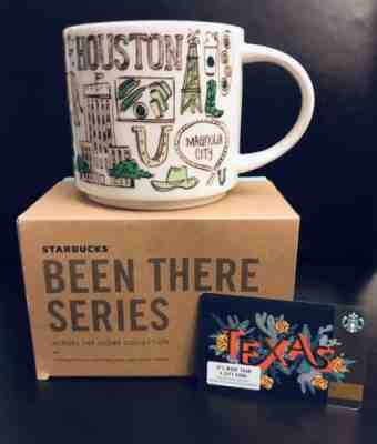 Houston Texas Been There Starbucks Coffee Mug NIB 14oz W/Gift Card - Sold on eBay Dec, 10th 2019 for $27.99