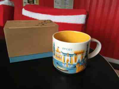 NIB NEW STARBUCKS DISNEY PARKS YAH YOU ARE HERE COLLECTION EPCOT MUG - Sold on eBay Dec, 10th 2019 for $29.99