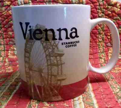 2016 Starbucks Vienna Global Icon City Collector Coffee Mug Cup 16 Oz - Sold on eBay Dec, 10th 2019 for $36.00