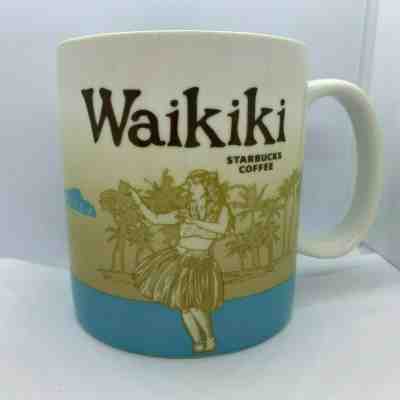 Rare Starbucks Mug 2009 WAIKIKI Collector Series 16 oz  - Sold on eBay Dec, 10th 2019 for $26.00