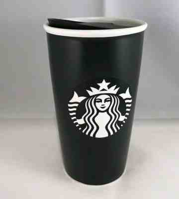 Starbucks Tall Travel Tumbler Coffee Tea Cup Mug Double Wall Ceramic Mermaid - Sold on eBay Dec, 10th 2019 for $16.87