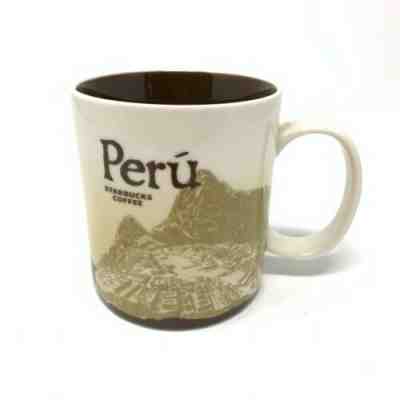 DISCONTINUED Starbucks Icons PERÚ 16 Oz Mug - Sold on eBay Dec, 10th 2019 for $59.95