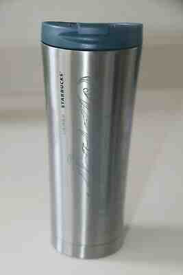 STARBUCKS 2014 RARE HAWAII  WAVES TRAVEL MUG TUMBLER - INSULATED STAINLESS STEEL - Sold on eBay Dec, 10th 2019 for $32.00