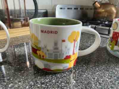 Starbucks Coffee 2018 You Are Here Collection Madrid Mug 14 Oz - Sold on eBay Dec, 10th 2019 for $20.51